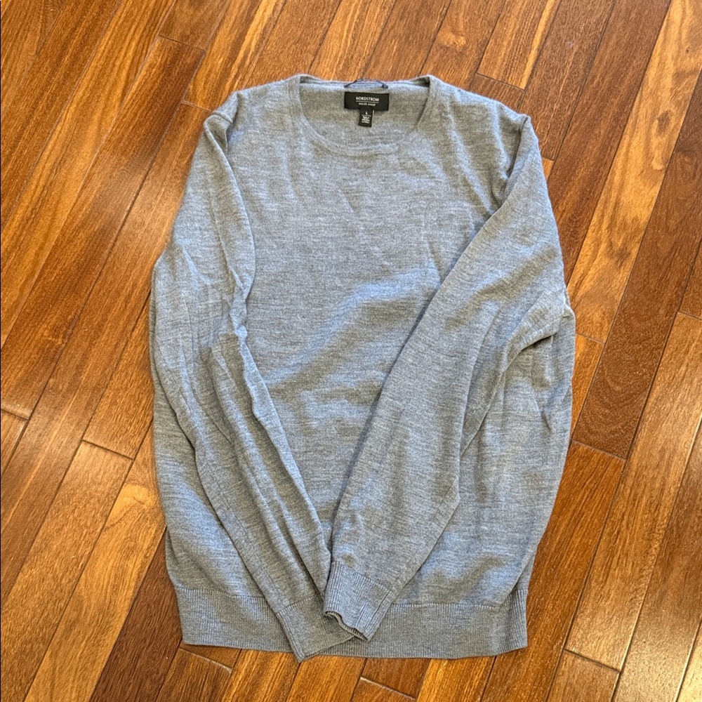 Nordstrom Heather Gray Crewneck Sweater